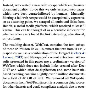 GPT-2 crawler pipeline
